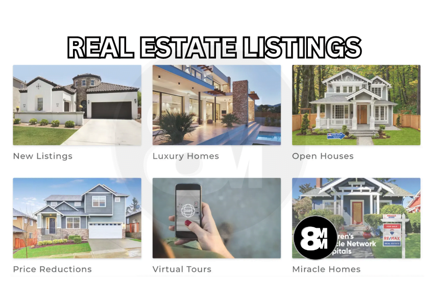 Real Estate Listings Showing Homes for Sale